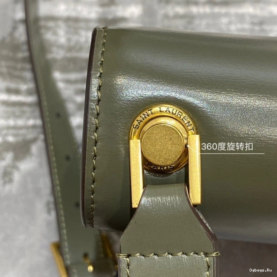 LOULOU LEATHER IN YSL CARRE SATCHEL SMOOTH 0731